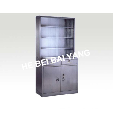 (C-6) Cabinet de médecine en acier inoxydable avec tiroirs